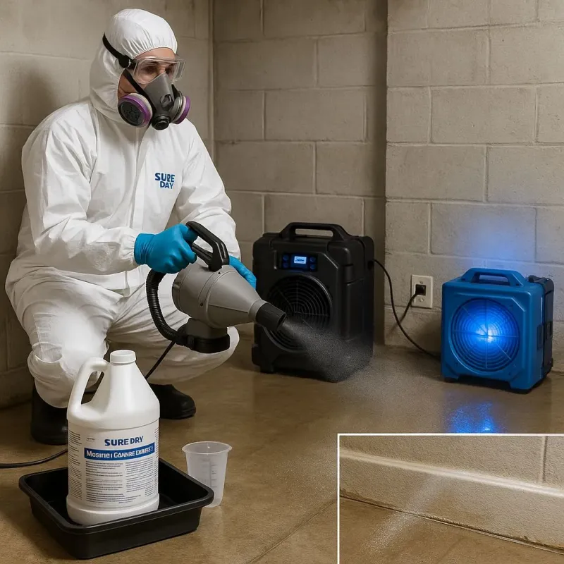 Sanitization and Odor Removal process in Orange Grove, TX