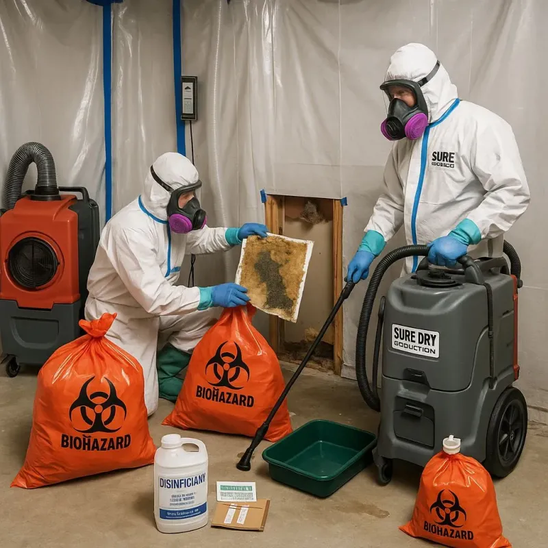 Contaminated Water Handling Protocols process in Orange Grove, TX
