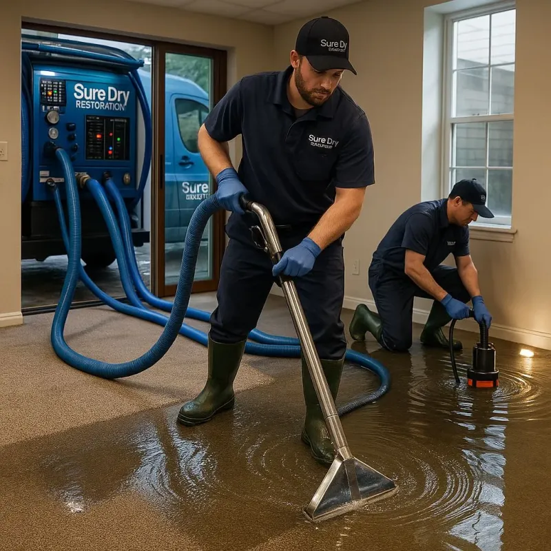 Water Extraction and Removal process in Orange Grove, TX